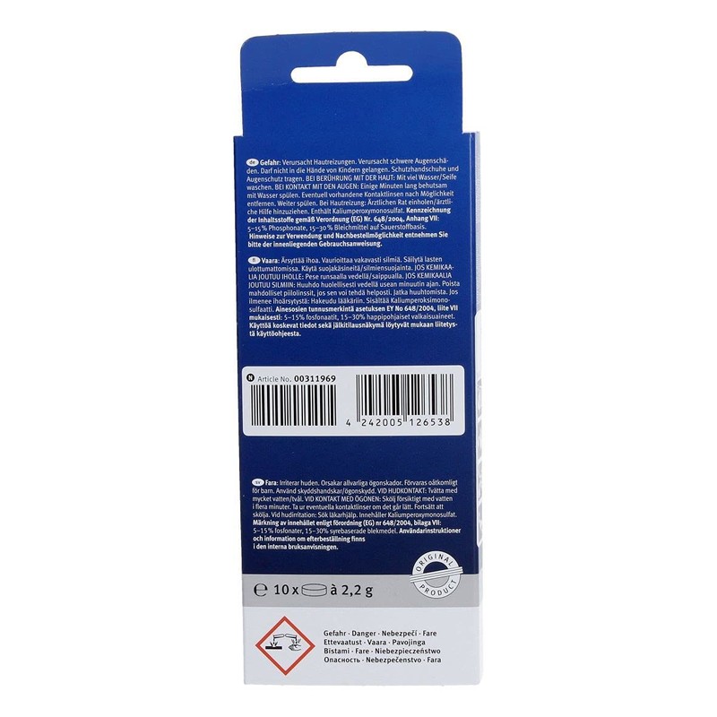 Bosch/Siemens 311940 Cleaning Tablets for Fully Automatic Coffee Machines, Pack