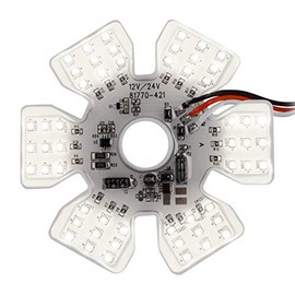 GG Grand General 81779 White Light Ultra Thin Air Cleaner Hex 54 LED Dual Function