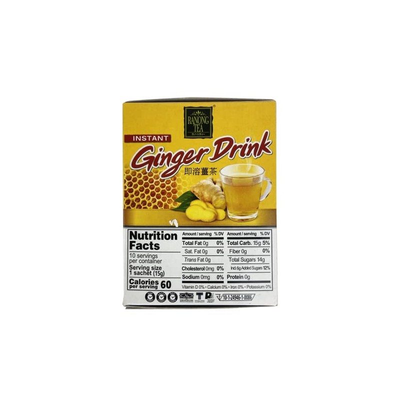 Ranong Tea Instant Ginger Drink with Honey (3)