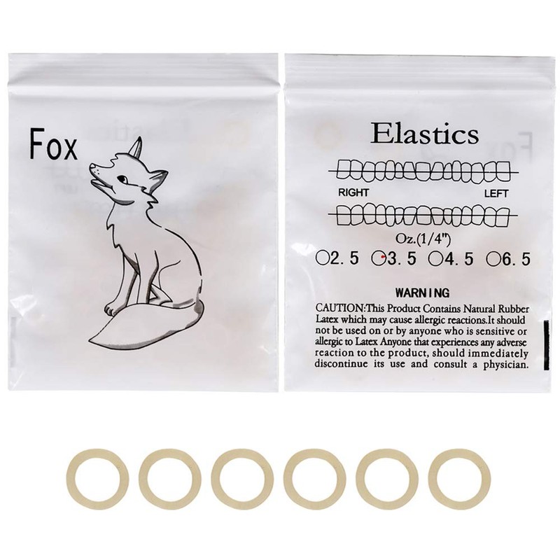 Angzhili 10 Bag Dental Orthodontic Rubber Bands Orthodontic Elastic Orthodontic