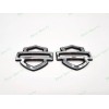Custom 2Pcs Set Chrome Black Double Layer Harley CVO Custom