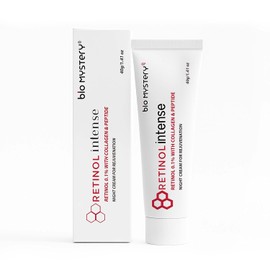 Bio Mystery Retinol 0.1 Intense Cream With Collagen & Peptide (35 Gram / 1.23 Oz)