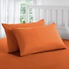 AMEHA 100% Brushed Microfiber Rust Pillow Cases 2 Pack, Super