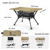 OneTigris Dipper Camping Table, Lightweight Portable Folding Table with Mesh