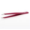 Remos Mini Eyebrow Tweezers Handmade Stainless Steel Fuchsia