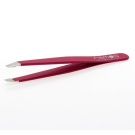 Remos Mini Eyebrow Tweezers Handmade Stainless Steel Fuchsia