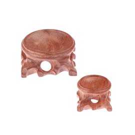 OBANGONG 2 Pcs Branch Wood Display Stand Base For Crystal Ball Sphere Globe Stone Decor