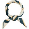 Allegra K Women's Striped Scarf, Neckerchief, Square Scarf, Hair Ornament,
