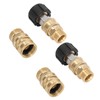 8pcs Pressure Washer Adapter Set Quick Coupler Fittings Metal Quick