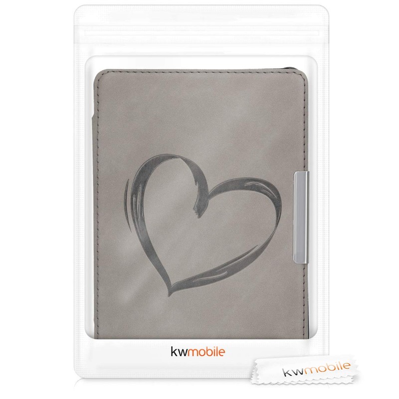 kwmobile Protective Case for Tolino Shine 3 Faux Leather eReader