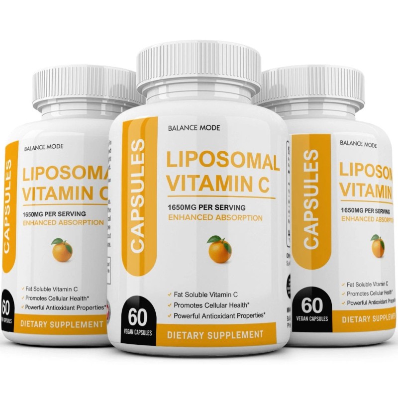 Liposomal Vitamin C 1650mg - 180 Capsules - High Absorption