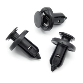 VVO Fasteners Black Plastic Clips.Front Bumper Compatible with Some Honda Jazz, CR-V, CR-Z, Civic, Accord, (Pack of 10 Clips)