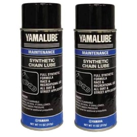 YAMAHA Original OEM Yamalube Acc-SYNCH-AI-NL Spray Synthetic Chain Lube Yamalube OEM - (2) 11 Ounce Cans
