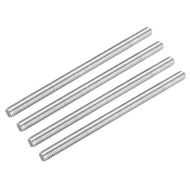 sourcing map Fully Threaded Rod 5/16"-18 UNC Thread Pitch 304 Stainless Steel Right Hand Threaded Rods Bar Studs,4.33 inch 4 Pack