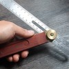 1 PCS Adjustable Carpentry Square Bevel Gauge Sliding T Bevel