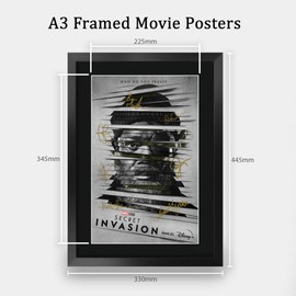 HWC Trading FR A3 Secret Invasion Gifts Printed Signed Autograph Poster for TV Memorabilia Fans - A3 Framed