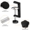 QWORK® Adjustable G Clamps, Small G Clamps, Universal Bar Clamps,
