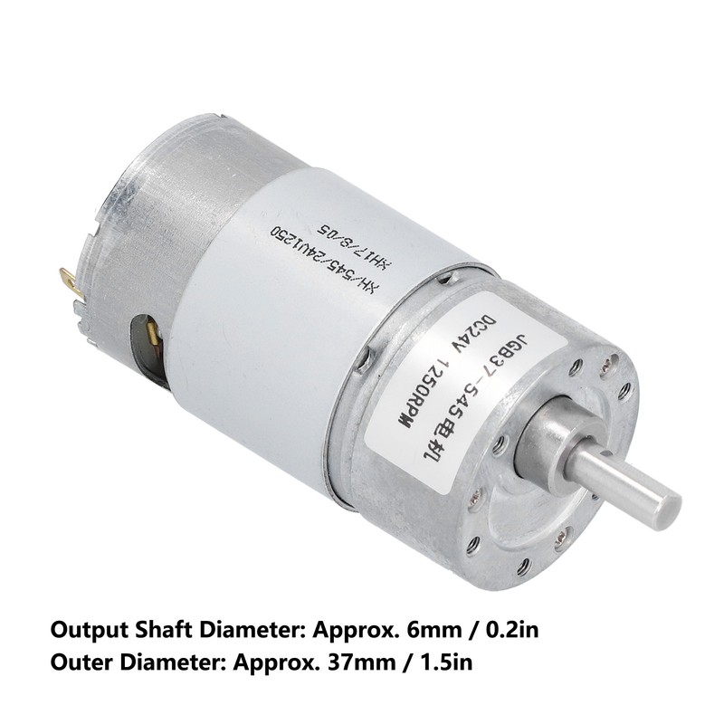 DC24V Gear Motor Copper Rotor with 6mm Eccentric Shaft Micro