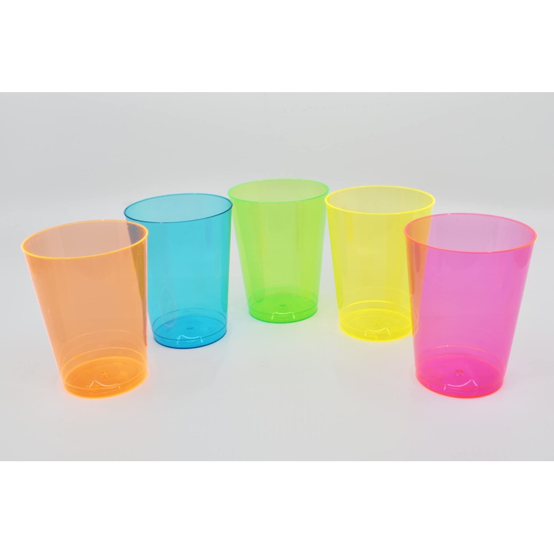 DIRECTGLOW LLC 100ct Blacklight Reactive 10oz Party Cups + 5