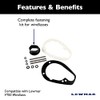 Lewmar V700 Fastening Kit 1(Metric) – Replacement Fastening for V700