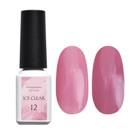 Adult Dull Pastel Color Gel "ICE Clear" Gel Nail Clear Clear Color and Sheer Color Gel, Popular, Self Gel Nail, Easy to Use (ICE Clear★sheer[12])