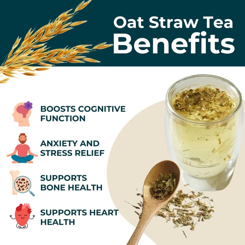 Teapro Oat Straw Loose Leaf Herbal Tea 100g | Premium