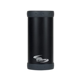 PEARL METAL D-6746 Cold Insulated Plastic Bottle Holder, Cover, Cooler, Large, 22.0 fl oz (650 ml), Vacuum Double Wall Construction, Black, Cool Storage