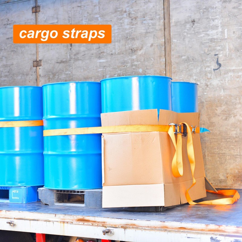 sourcing map Flat Nylon Webbing Strap 1 Inch 4 Yards