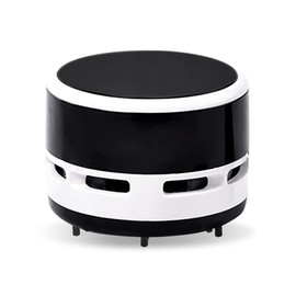 Rolin Roly Mini Tischsauger Tragbar Kabellos Tischstaubsauger Auto Wireless Tischstaubsauger 360° Drehbar Staubsauger für Reinigung Krümel Desktop Haushalt Büro (Schwarz)