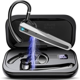 AI Translation Earbuds Real Time, Buletooth 5.3 Translator Headset with 164 Languages, 4 Translation Modes,3-in-1 Bluetooth Earpiece with ENC Dual Mic, 120H Translator Earbuds for Travel/Business