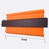 Contour Gauge with Lock, 10Inch Orange Contour Gauge Duplicator, Easy