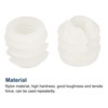 TA-VIGOR 30Pcs Furniture Plastic Pre-inserted Nuts, M6 x 10.5mm Plastic