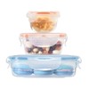 Starfrit LocknLock Easy Match 6-Piece Lunch Set - Color-Coded, BPA-Free,