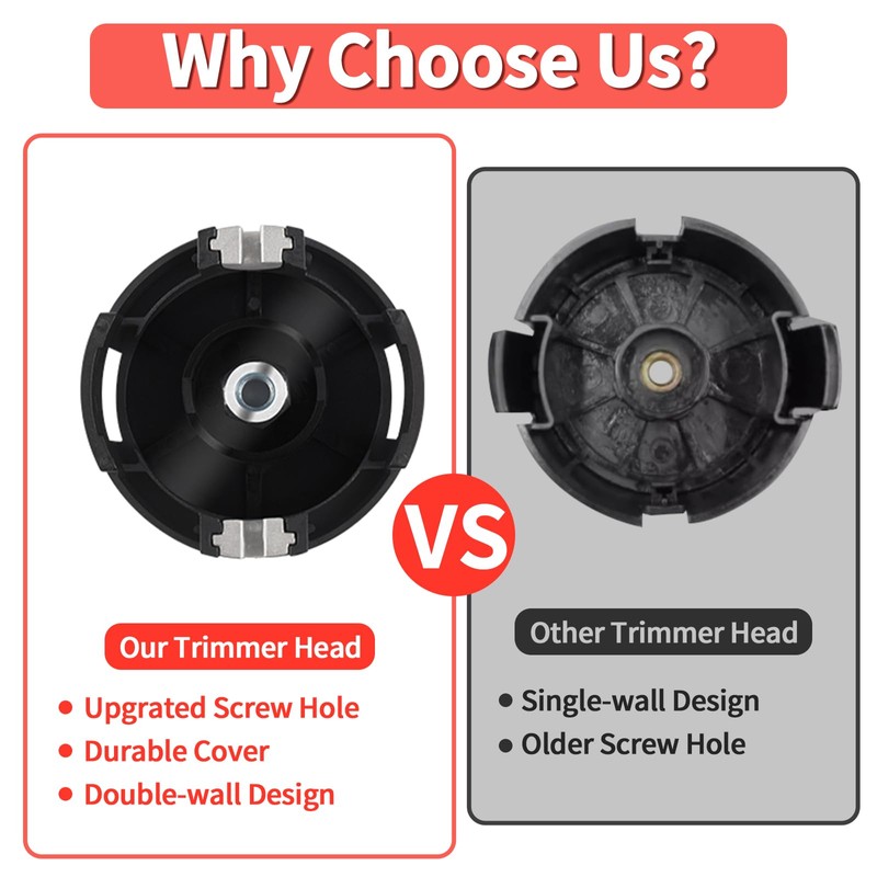 String Trimer Head for Echo pas-225 srm-225 gt-225,Trimmer Head Diameter: