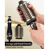 Blow Hair Dryer Brush: Detachable 4-in-1 with Ionic Technology, Brush-Blow-Dryer