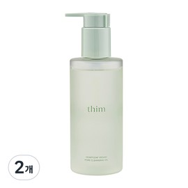 Theme Houttuynia cordata vegan pore cleansing oil, 2 packs, 200ml / 띰 어성초 비건 포어 클렌징 오일, 2개, 200ml