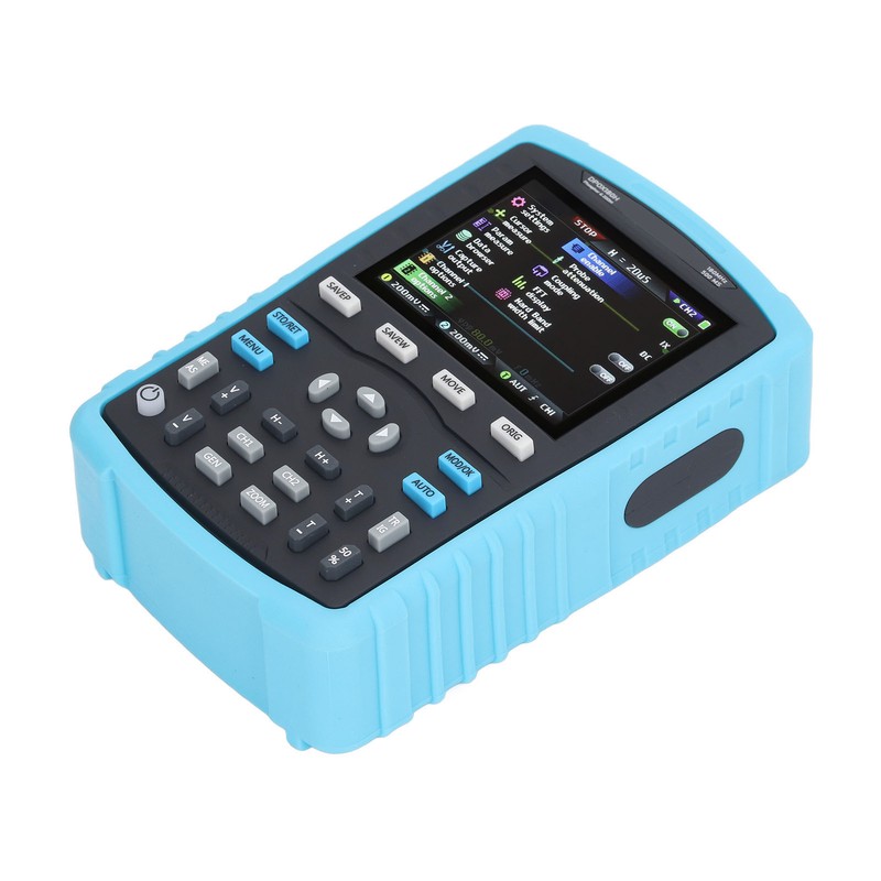 Fluorescent Digital Oscilloscope 2.8in Display 3000mAh Dual Channel Signal Generator