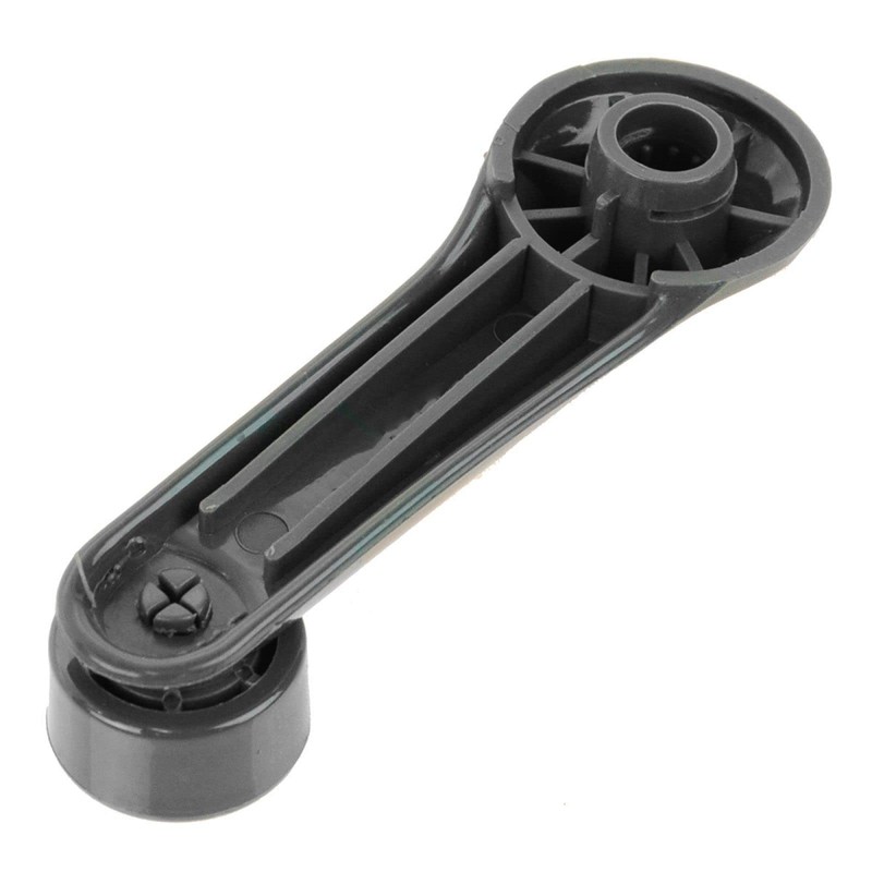 TRQ Window Crank Lever Handle Gray & Chrome Set of