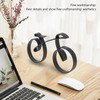 Minimalistic Bike Sculpture Metal Modern Wire Framed Style Bike Ornament