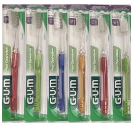 GUM Delicate Post Surgical Toothbrush 6/Pack #317 Bulk Lot