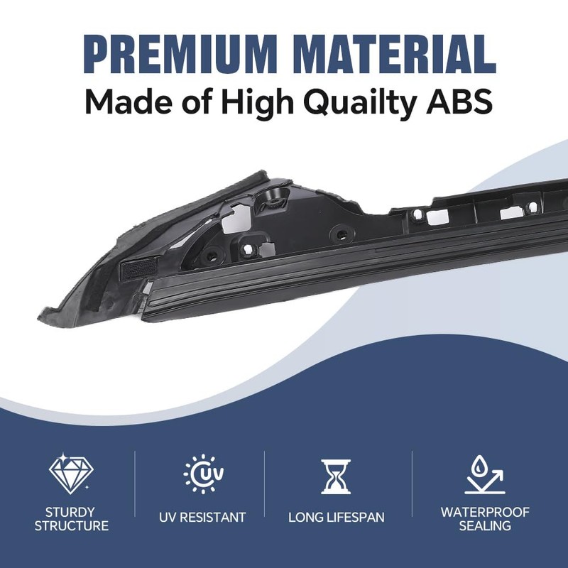 PIT66 Front Windshield Inner Trim Compatible with Ford Explorer 4