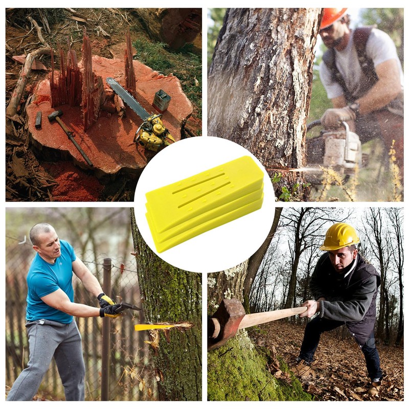 Cutting Wedges, Forestry Use, Set of 3, Plastic Wedges, For