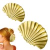 2pcs Shell Claw Clips for Women and Girls, Beach Seashell