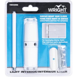 Wright Products VWC50WH Vertical Interior Door Closer, White