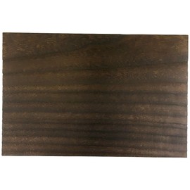 Kanazawa Kogei Iwamoto Kiyoshoten Lunch Mat, Rectangular Design, Cafe Plate, Grilled Paulownia, Wooden, Made in Japan