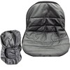 Riding Mower Seat | Black Oxford Cloth Lawnmower Seat,Oxford Cloth