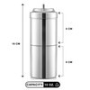 KSJONE South Indian Filter Coffee Maker 10 oz, 4-6 Cups