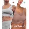 WingsLove High Impact Sports Bras for Women Full Coverage Wirefree