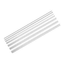 DMiotech 18 Pcs Aluminum Rods,2.5-8mm Dia 100mm Long Solid Round Rod 6061 Extruded Lathe Bar Stock Aluminum Metal Rods for DIY Craft Model Plane Ship Car