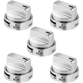 AMI PARTS (5 Pack AEZ73453509 Oven Range Stove Knobs Fit for L-G Stove Knob LRG3095ST LRG3091ST LDG3036ST LRG3194ST, Replaces 2347547 AEZ72909008 AP5669773